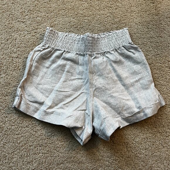 Reformation Nashville Linen Short Oatmeal - Size XS - Picture 1 of 3